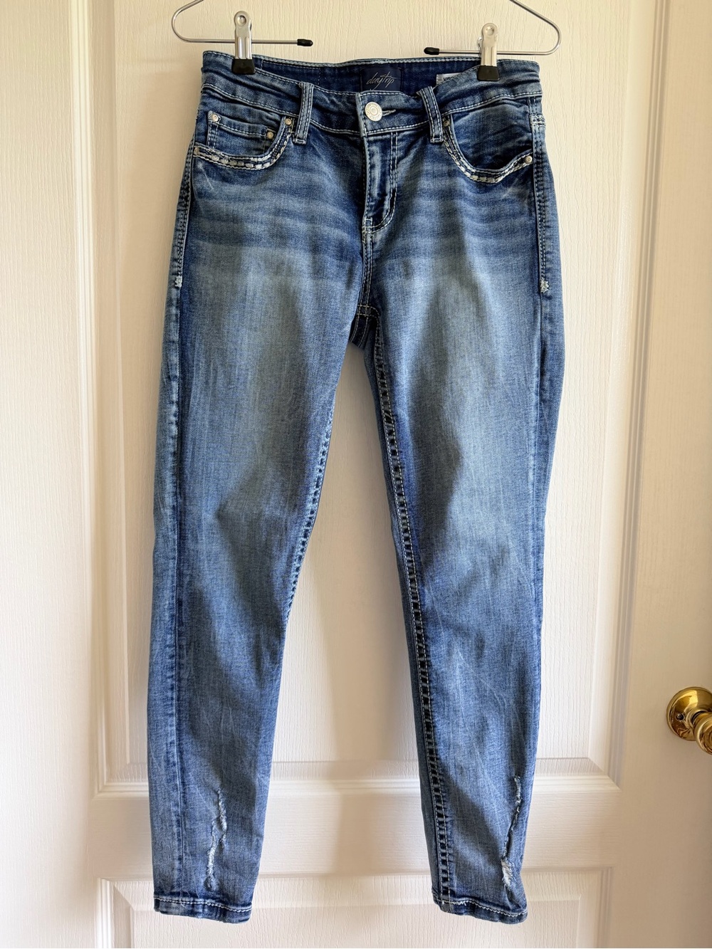 Daytrip Women's Skinny Jeans in Faded Blue